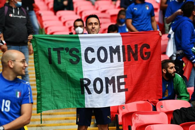 Chelsea fans unfurl two huge banners before Brighton humble the