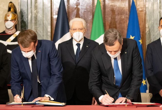 Italy and France sign Quirinale Treaty in Rome