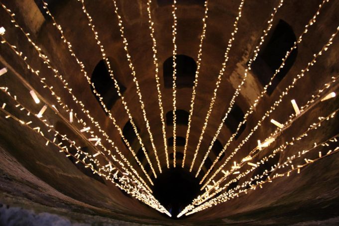 In Italy, Orvieto turns St Patrick's Well into Christmas 'Tree of Light'