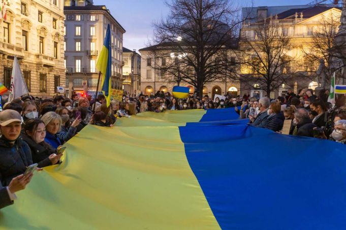 Italian cities rally against Russia's war on Ukraine