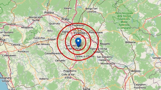 Florence shaken by another 3.7 magnitude earthquake