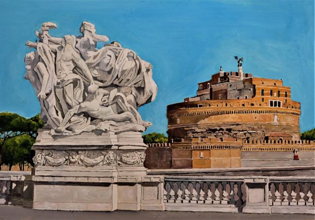 Jimmy Kennedy exhibition of Rome paintings