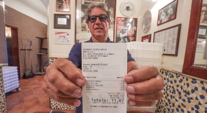 Naples pizzeria adds gas charge to bill as Italy's energy prices soar