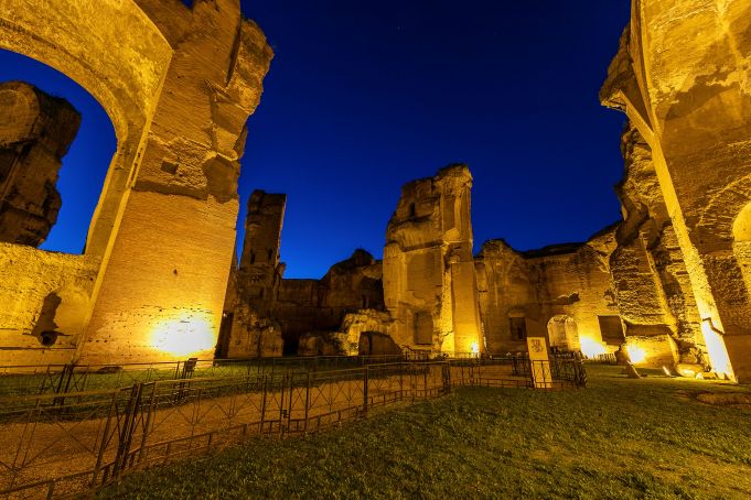 Rome opens Baths of Caracalla at night