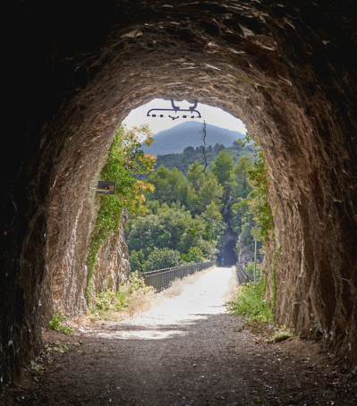 Old train tracks Caprareccia