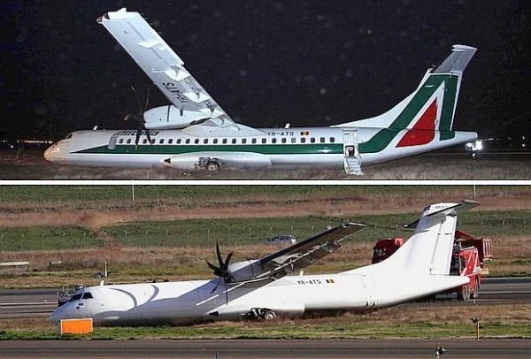 Plane veers off runway at Rome airport - image 4