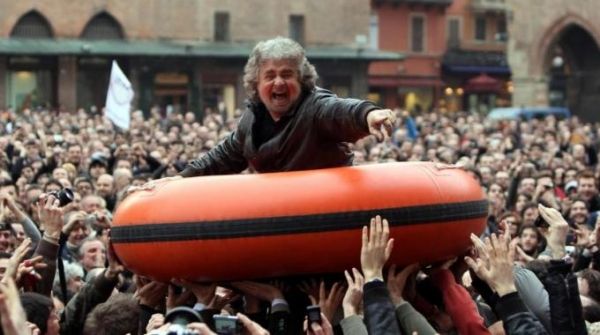 Beppe Grillo ends campaign in Piazza S Giovanni - image 1