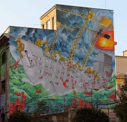 New mural in Rome's Ostiense district - image 1