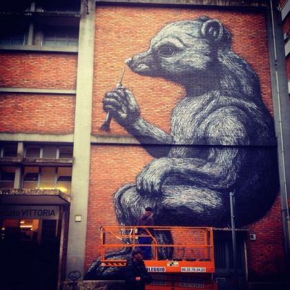 Rome mural dedicated to Daniza the bear - image 1