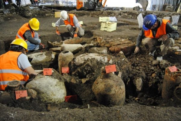 Massive ancient Roman reservoir excavated on Metro C site - image 2