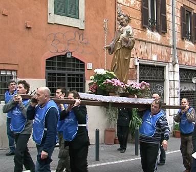 Procession for St Joseph in Rome's Monti district - image 1