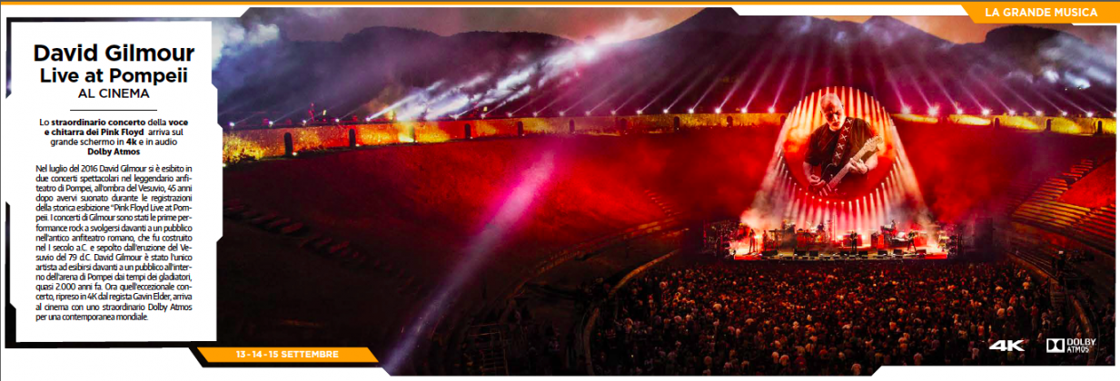 David Gilmour - Live at Pompei special offer for WIR Card Holders - image 4