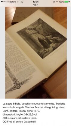 Ancient Bible with 230 original Gustave Doré illustration (Gospel too) - ed. 1869 - image 6