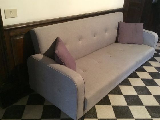 Grey Sleeper Couch for Sale - image 3