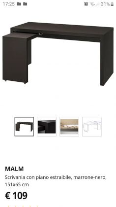 IKEA desk MALM - image 3