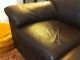 Genuine leather couch - dark brown - image 5