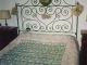 Old wrought iron garden and Queen-size bed in same style - image 4