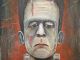 Frankenstein master painting oil on canvas portrait, Italian art - image 1