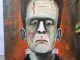 Frankenstein master painting oil on canvas portrait, Italian art - image 4