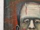 Frankenstein master painting oil on canvas portrait, Italian art - image 8