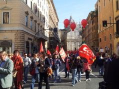Day of strikes and protests in Rome