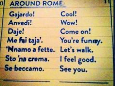 Key words for getting around Rome