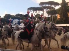 Carabinieri at Piazza di Siena