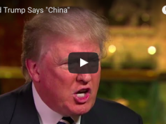 Donald Trump Says "China"