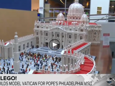 Holy Lego! Vatican model built with Lego.