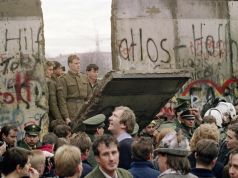 Berlin wall comes down. 9 November 1989.