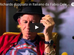 Keith Richards dubbed by Fabio Celenza