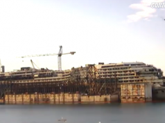 What remains of Costa Concordia