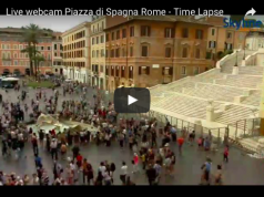 Piazza di Spagna, the refurbished steps in timelapse