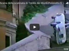 Car chase down the Spanish steps..