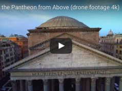 Pantheon seen from the sky
