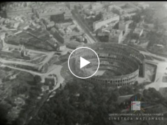 1919, Rome seen by a Zeppelin