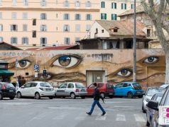 My Dog Sighs mural for Rome's Forgotten Project