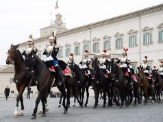 Changing of the Guard at Rome's Quirinal Palace