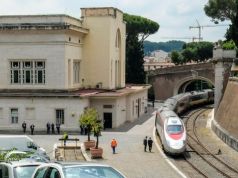 Vatican train to Barberini Garden at Castel Gandolfo outside Rome