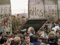 The fall of the Berlin wall. 9 November 1989.