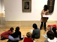 Rome for kids: Drawing at the Museum