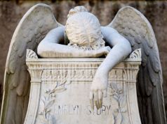 Angel of Grief in Rome's Non-Catholic Cemetery