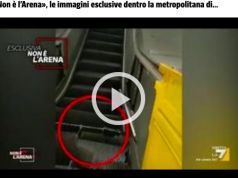 Rome's Repubblica metro station escalator