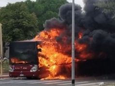 Rome bus on fire: number 24 this year