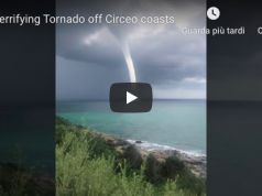 Terrifying Tornado off Circeo coasts