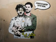 Rome mural of Regeni and Zaky