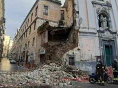 Italy: Church partially collapses in central Naples