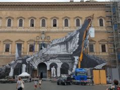 French street artist offers peek into Rome's Palazzo Farnese