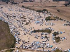 Rave party near Viterbo continues