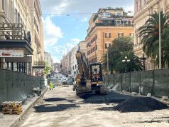 Rome removes cobblestones from Via Nazionale